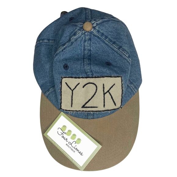 Urban Outfitters Y2k Denim Baseball Cap Hat - Picture 3 of 5